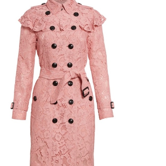 burberry lace trench coat